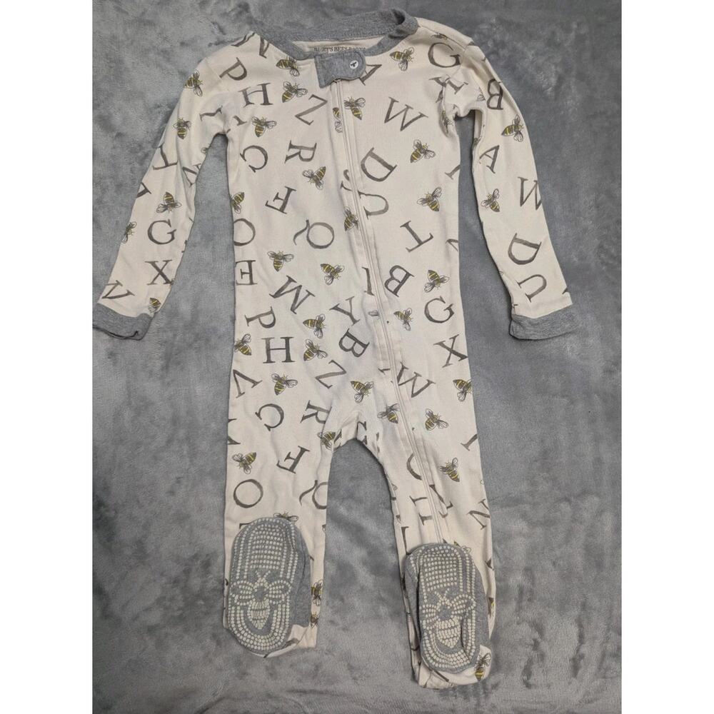 Burts Bee's Footed Sleeper Organic Cotton Sz 24 M